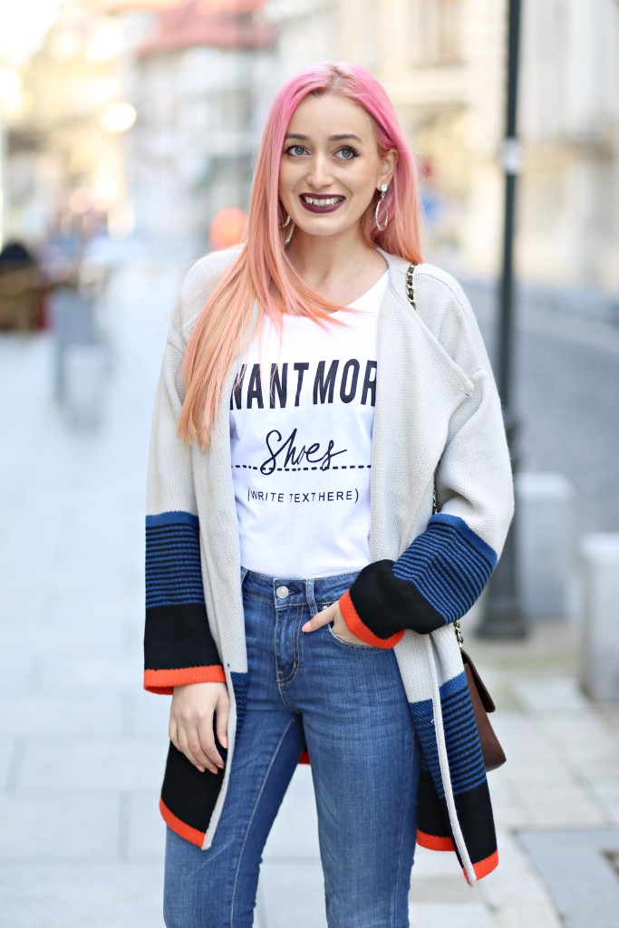 madalina misu, madalina misu fashion blog, look casual, cum ne imbracam la birou, cum purtam blugii evazati, cum purtam pantalonii evazati, oots, outfit of the day, trendsetter, blog de moda, blogger, cardigan supradimensionat