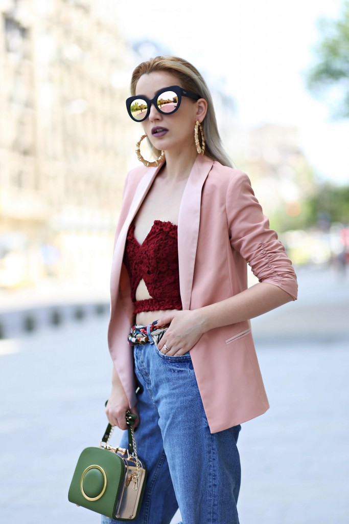 madalina misu, madalina misu fashion blog, blog de moda, fashion blog, cum mai purtam sacoul, sacou woman fashion, quay australia, quay sunnies, outfit of the day, ootd, how to style the blazer, cum purtam sacoul, corset si jeans, top bloguri romanesti, top fashion bloggers, top romanian bloggers, top bloguri moda romanesti, boohoo, woman fashion, h&m